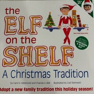ELF ON A SHELF GIRL
Artfully illustrated storybook included keepsake box.